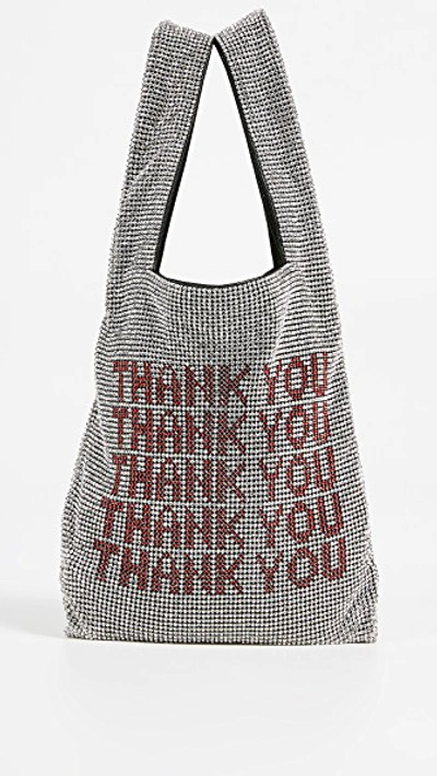 Shop Alexander Wang Wanglock Mini Shopper Tote In White