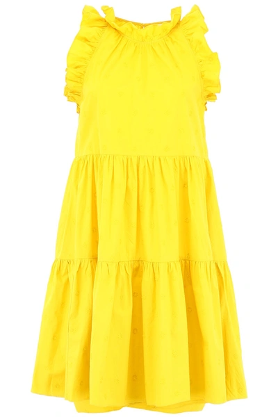 Shop Ulla Johnson Tamsin Dress In Chartreuse|giallo