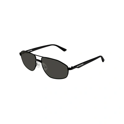 Shop Balenciaga Black Aviator-style Sunglasses