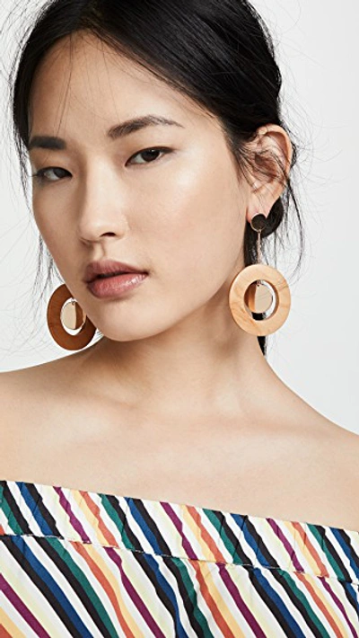 Shop Sophie Monet The Disco Dot Earrings In Pine