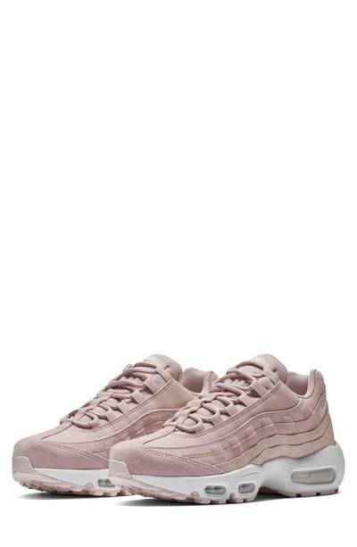 Shop Nike Air Max 95 Premium Sneaker In Plum Chalk/ Barely Rose/ White