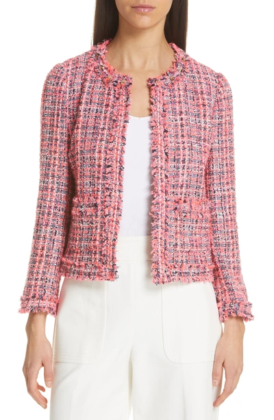 Kate spade pink tweed jacket sale