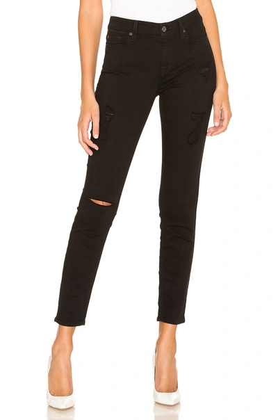 Shop 7 For All Mankind Ankle Skinny In Black