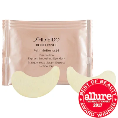 Shiseido Benefiance Wrinkleresist24 Pure Retinol Express Smoothing Eye Mask 3 Packettes X 2 Sheets