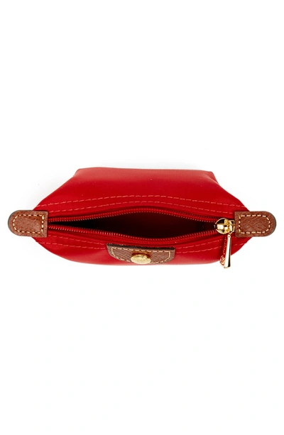 Shop Longchamp 'le Pliage' Coin Purse In Red