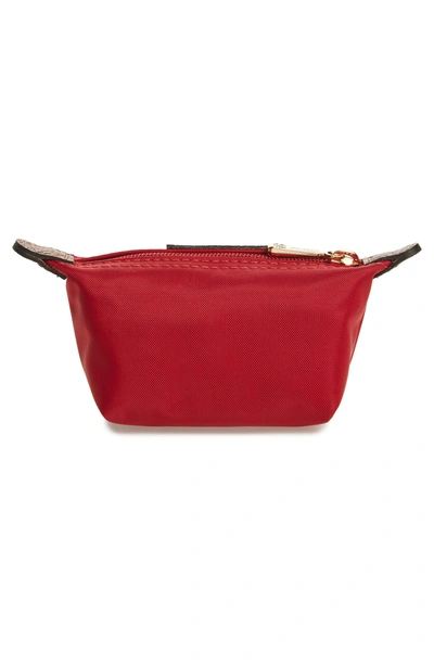 Shop Longchamp 'le Pliage' Coin Purse In Red