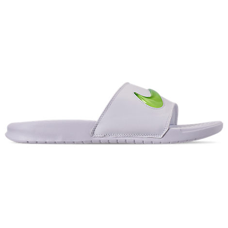 purple nike slides mens