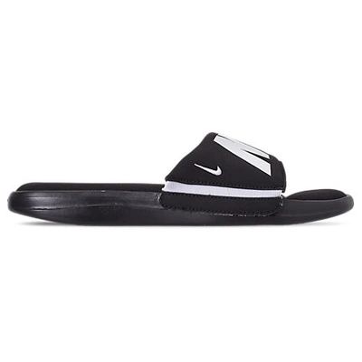 Nike Men's Ultra Comfort Slide Sandals In Black/white | ModeSens