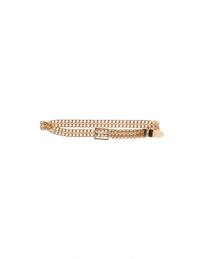 Shop Balmain Belt In Gold