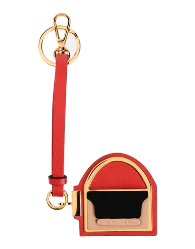 Shop Marni Key Rings In Red