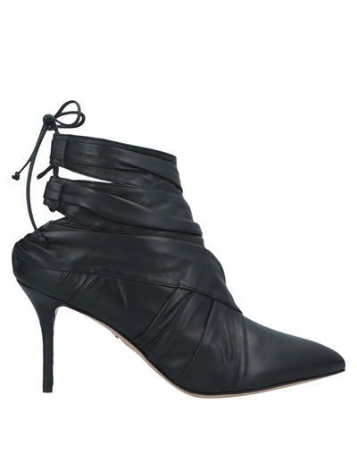 Shop Charlotte Olympia Ankle Boots In Black