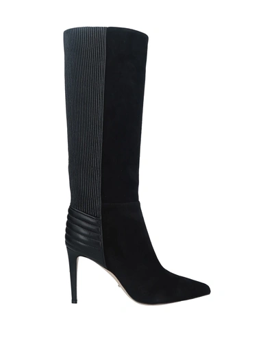 Shop Sergio Rossi Knee Boots In Black