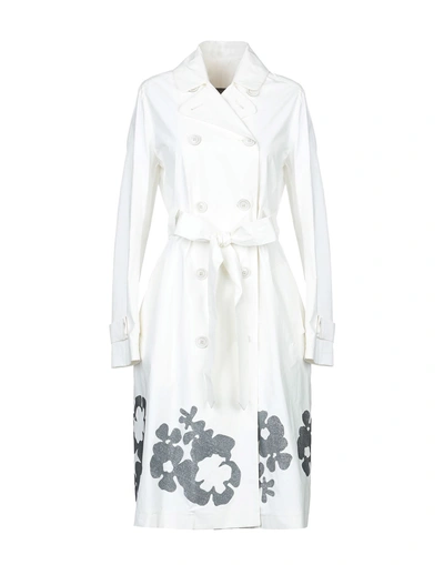 Shop Alessandro Dell'acqua Full-length Jacket In White
