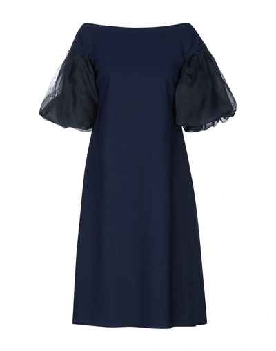 Shop Chiara Boni La Petite Robe Knee-length Dress In Blue