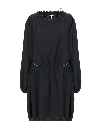 Shop Loewe Short Dresses In Black