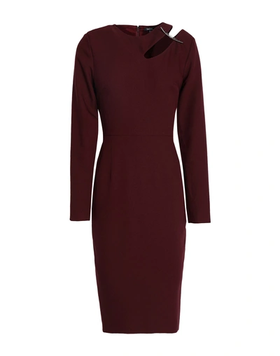 Shop Raoul Knee-length Dress In Cocoa