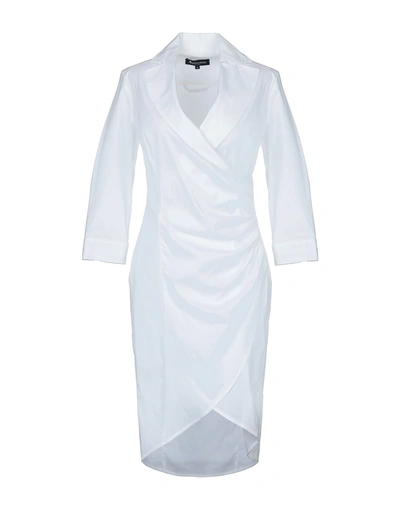 Shop Aquascutum Short Dress In White