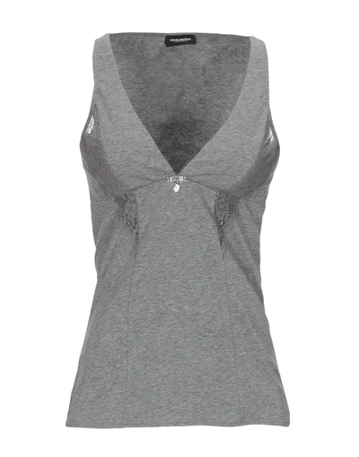 Shop Emporio Armani Tank Top In Grey