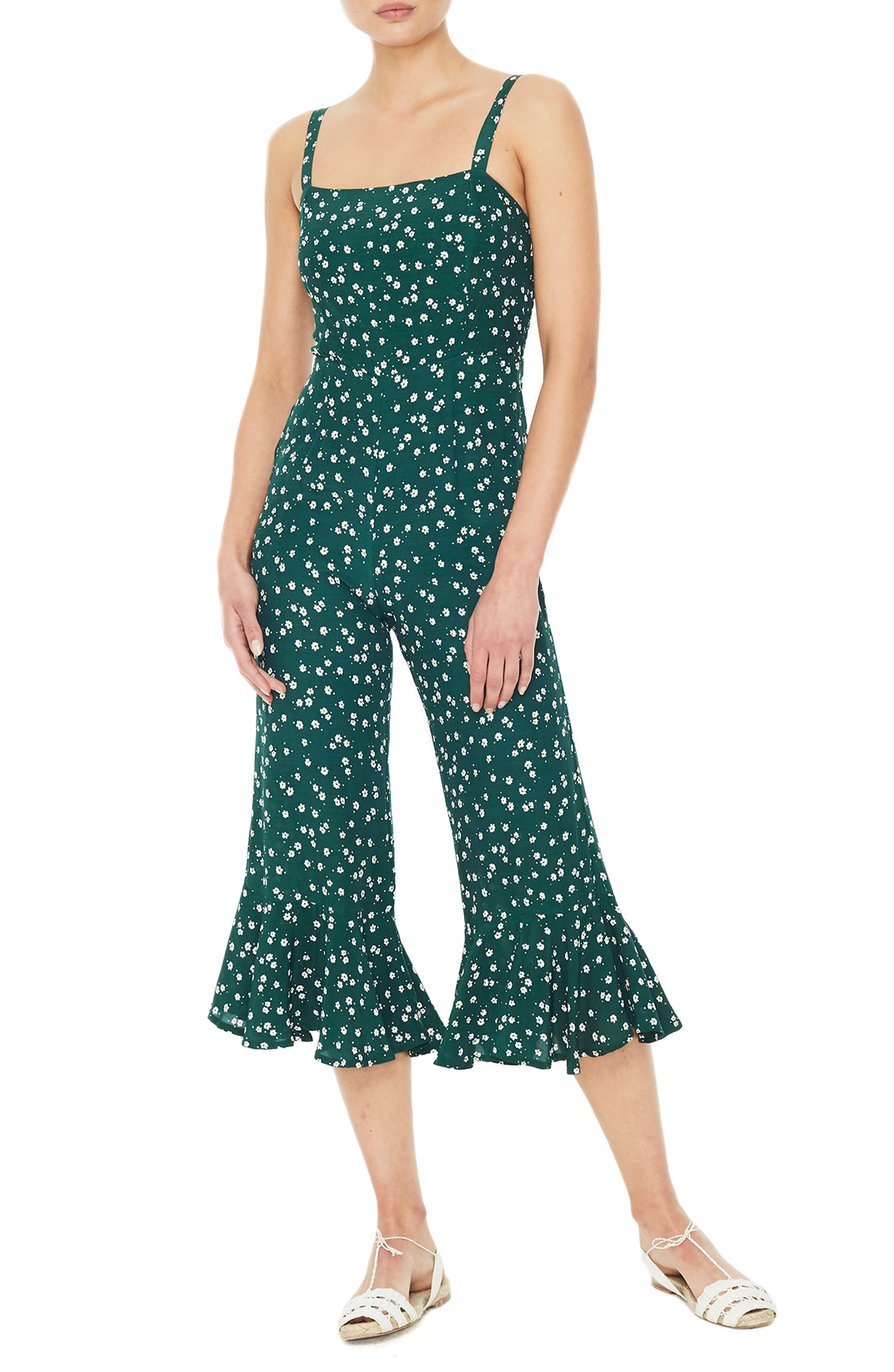 faithfull the brand jumpsuit green