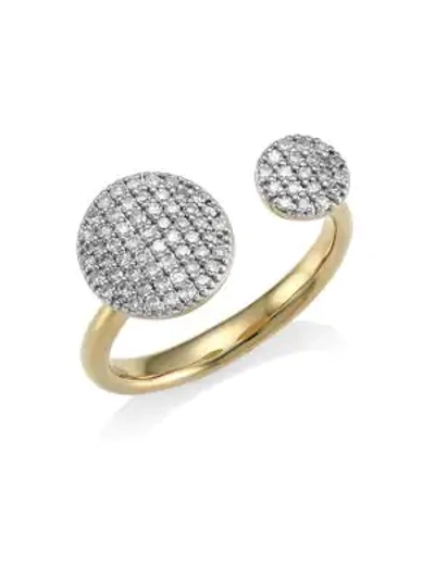 Shop Phillips House Women's 14k Yellow Gold & Diamond Double Open Infinity Ring