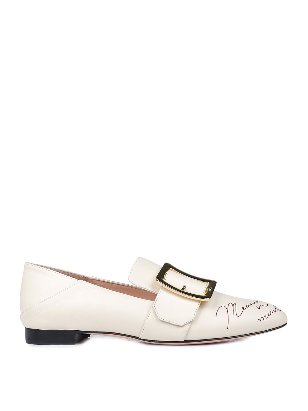 bally white loafers