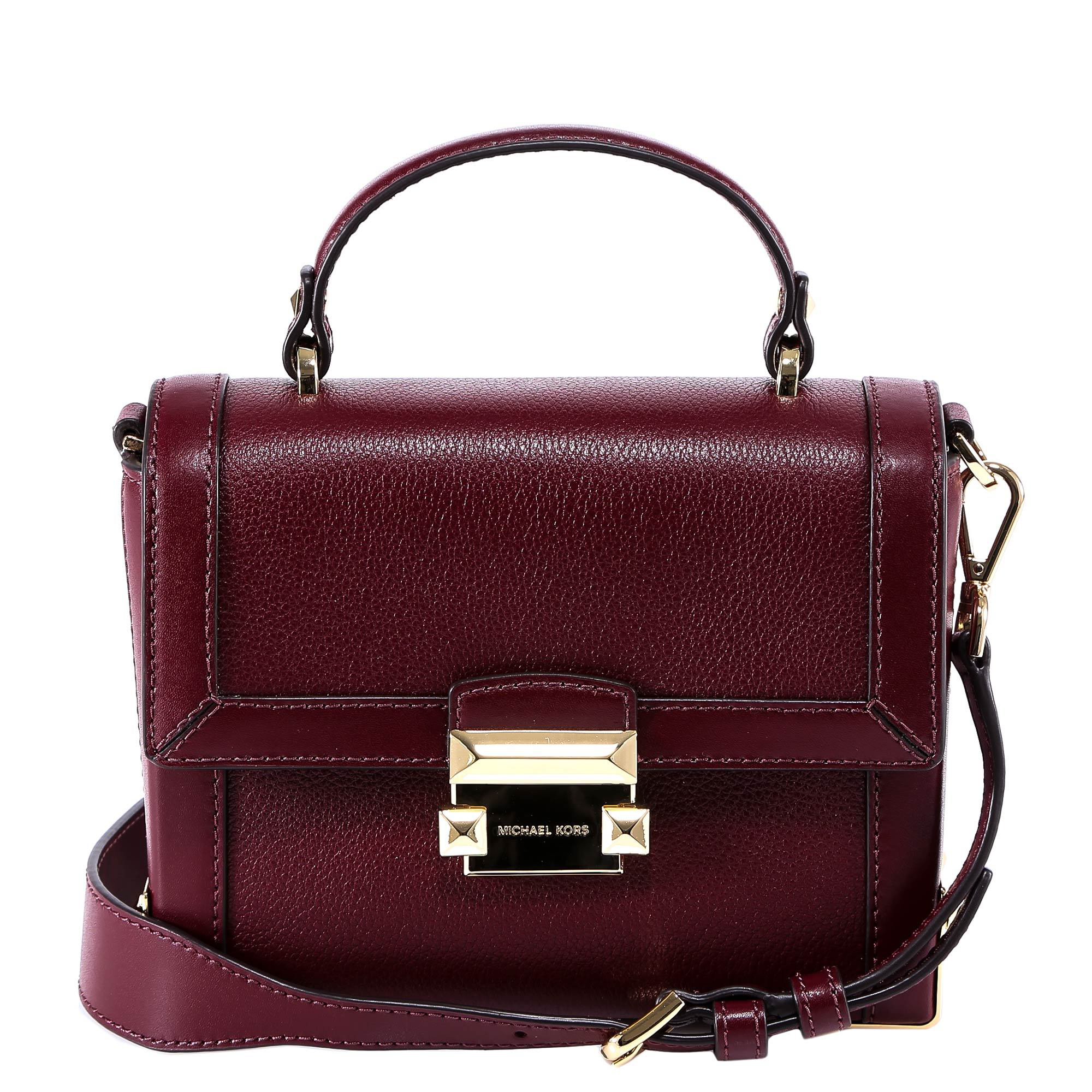 jayne small logo and leather trunk bag