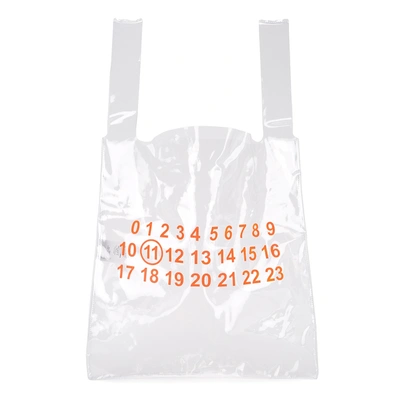 Shop Maison Margiela Clear Plastic Tote Bag