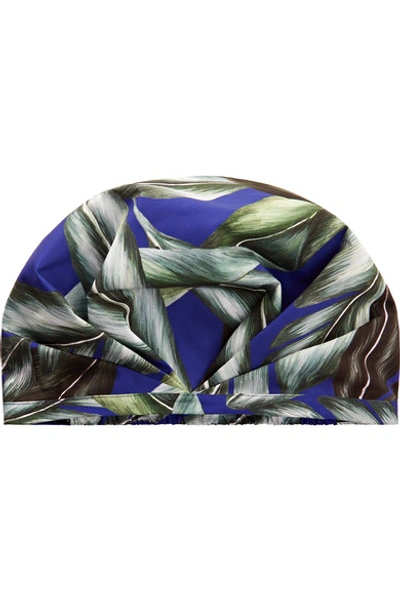 Shop Shhhowercap The Pari Printed Shower Cap - Royal Blue