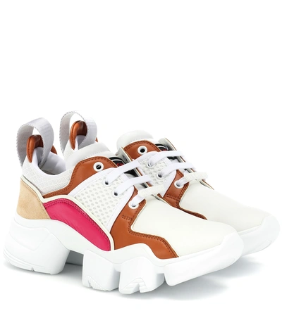 Shop Givenchy Low Jaw Neoprene Sneakers In White