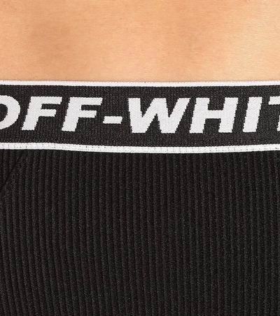 Shop Off-white Logo Bikini In Black