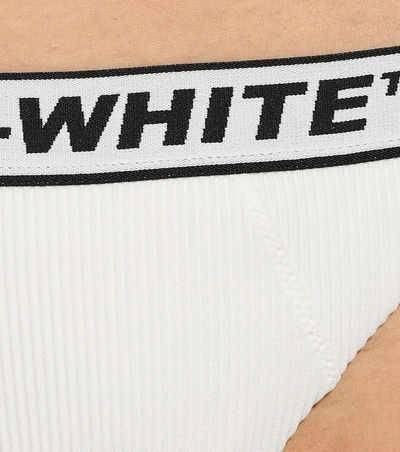 Shop Off-white Logo Bikini In White
