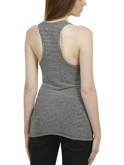 Shop Isabel Marant Étoile Avien Tank Top In Ecru/nero