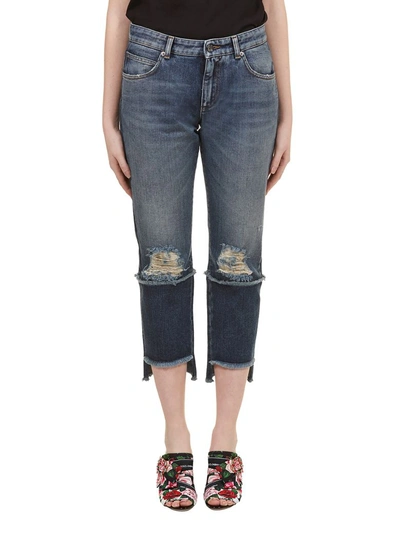 Shop Dolce & Gabbana Jeans In Blu Denim