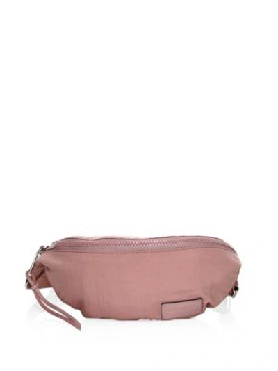 Shop Rebecca Minkoff Nylon Belt Bag In Vintage Pink