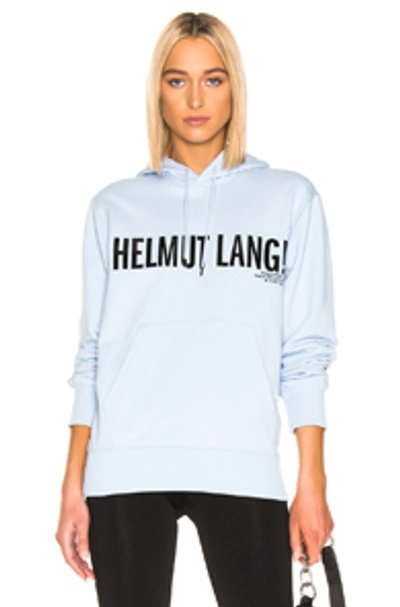 Shop Helmut Lang Exclamation Hoodie In Flag