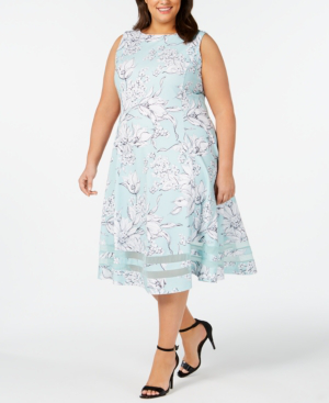 calvin klein plus dresses