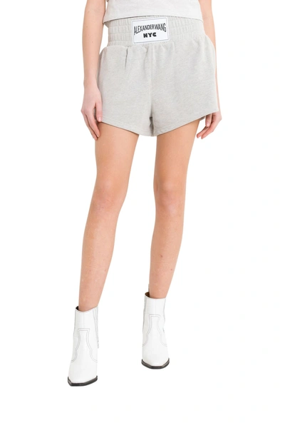 Alexander Wang T Lightweight Terry Shorts In Grigio | ModeSens