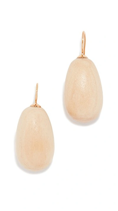 Shop Sophie Monet The Egg Earrings In Pine
