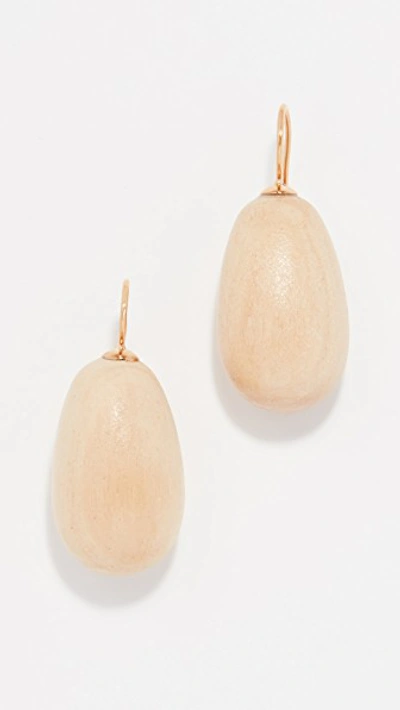 Shop Sophie Monet The Egg Earrings In Pine