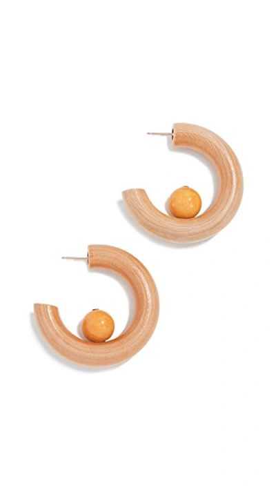 Shop Sophie Monet El Sol Earrings In Pine