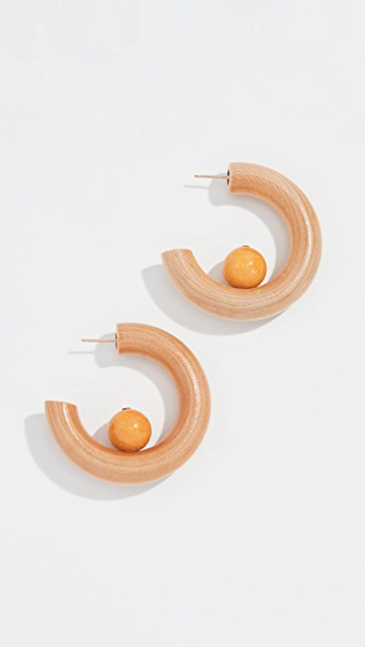 Shop Sophie Monet El Sol Earrings In Pine