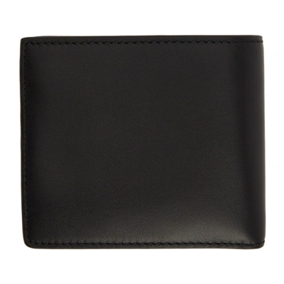 Shop Versace Black Logo Bifold Wallet In D41oh Black