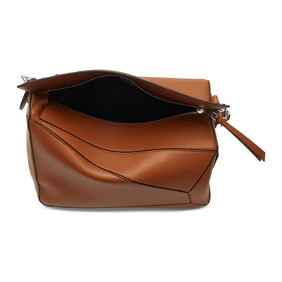 Shop Loewe Brown Xl Puzzle Bag In 7889 Rust