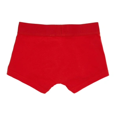 Shop Hugo Red Iconic Boxer Briefs In 693 Red