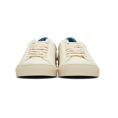 Shop Givenchy Off-white And Blue Reverse Urban Knots Sneakers In 145wht/blue