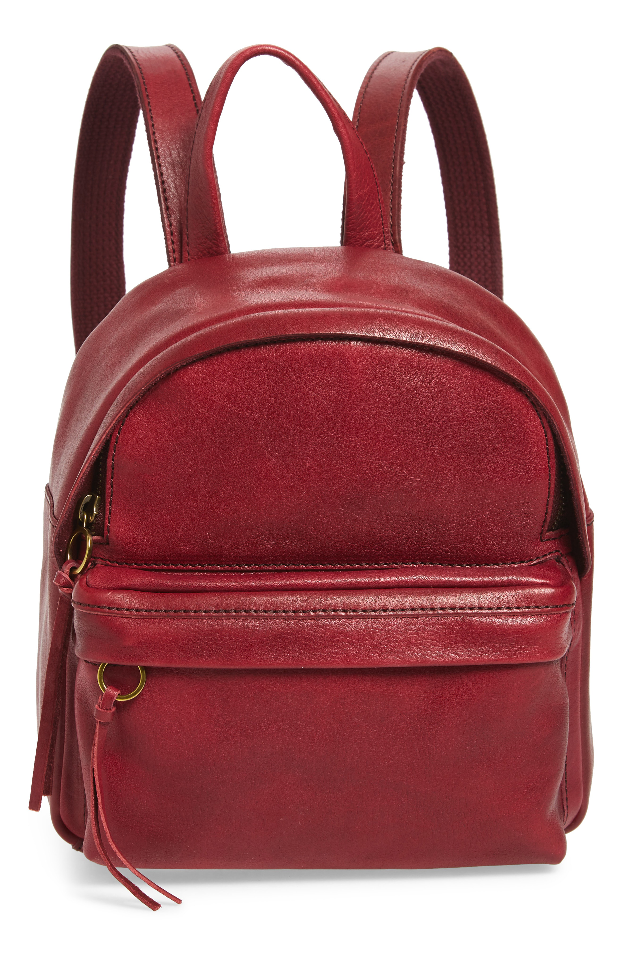 madewell mini leather backpack