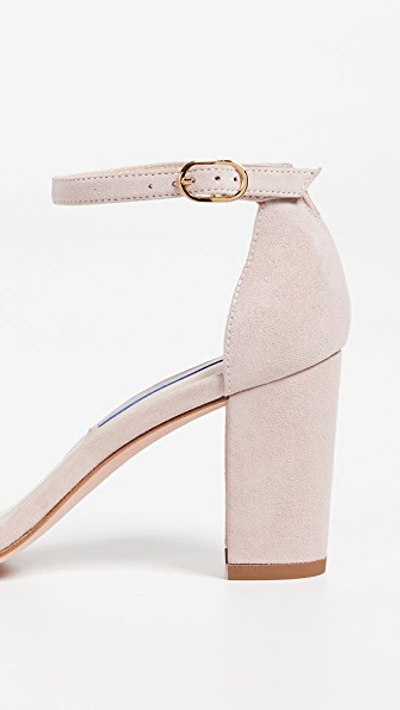 Shop Stuart Weitzman Nearlynude Sandals In Dolce
