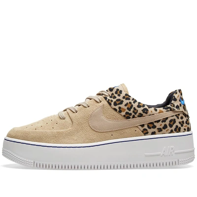 Shop Nike Air Force 1 Sage Lo Premium 'animal Pack' In Brown