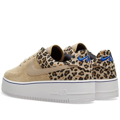 Shop Nike Air Force 1 Sage Lo Premium 'animal Pack' In Brown