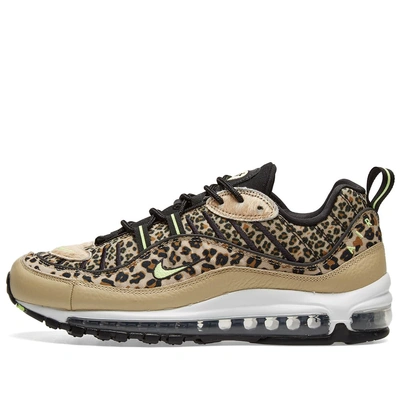 Nike Air Max 98 Leopard Print Sneakers In Brown | ModeSens